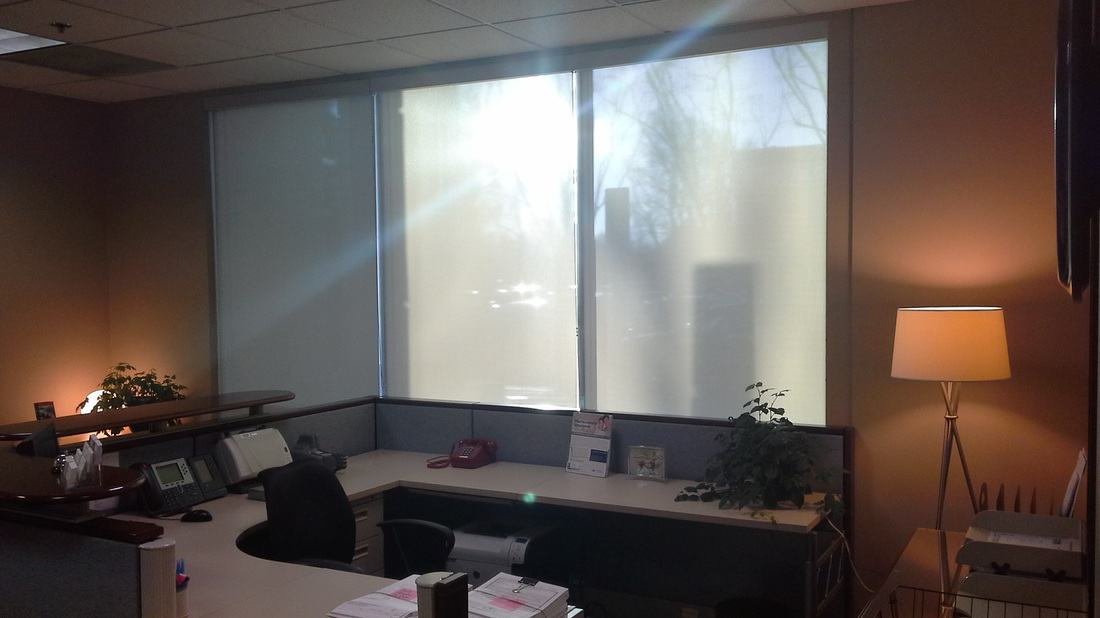 Commercial Blinds - Office in Sacramento
